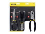Stanley Bostitch BOS84114 Stanley Bostitch Three Piece Pliers Set Forged Stainless Steel ST BOS84114