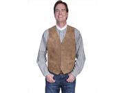 Scully 503 221 38 Mens Leather Wear Western Vest Maple Size 38