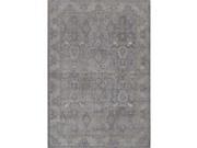 Rugs America 25600 Estelle Gray Ivory Rectangle Abstract Rug 7 ft. 1 in. x 9 ft. 1 in.