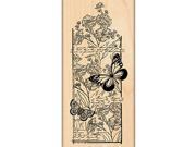 Penny Black PB4378K Penny Black Mounted Rubber Stamp 2.5 in. x 5.5 in. Butterfly Chapter