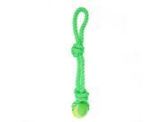 NorthLight Ropie with Knotted Tennis Ball Handle Durable Puppy Dog Chew Toy Neon Green