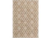 Artistic Weavers AWSV2166 23 Silk Valley Lila Rectangle Hand Tufted Area Rug Beige 2 x 3 ft.