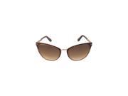 Tom Ford W SG 2984 FT0373 Nina 48F Dark Brown Womens Sunglasses 56 21 135 mm