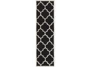 Artistic Weavers AWHE2013 238 Transit Piper Runner Hand Tufted Area Rug Black 2 ft. 3 in. x 8 ft.