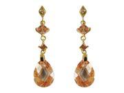 Dlux Jewels Gold Champaign Earrings