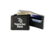 Rico Industries RIC RBL6602 Tampa Bay Rays MLB Embroidered Billfold Wallet