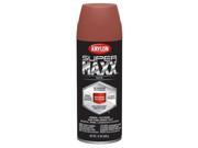 Krylon 8975 12 oz Brick Satin Super MAXX Multi Purpose Aerosol Paint Pack of 6