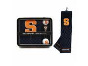 Team Golf 26178 Syracuse NCAA Embroidered Towel Tin Gift Set
