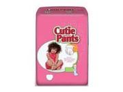 Cuties Refastenable Training Pants for Girls 3T 4T up to 32 40 lbs. Bag of 23