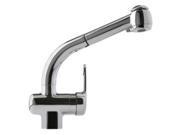 Franke FFPS680A Gooseneck Pullout Faucet With S K Head Satin Nickel