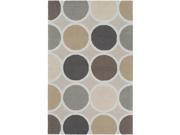 Artistic Weavers AWIP2204 810 Impression Laura Rectangle Hand Tufted Area Rug Beige Multi 8 x 10 ft.