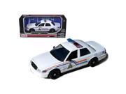 Motormax 76483 2010 Ford Crown Victoria Royal Canadian Police Car 1 24 Diecast Model