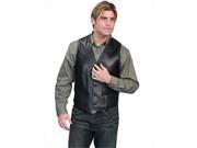 Scully 503 11 48 Mens Leather Wear Western Vest Black Lamb Size 48