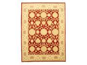 EORC X29830 8.25 x 11 ft. Persian Red Hand Knotted Wool Lori Rug