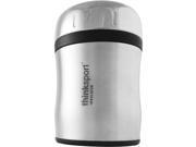 Thinksport 604670 Insulated Stainless Steel Food Container with Spork Blue 17 oz