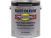 Rust Oleum Corp K7776402 1 Gallon Flat Black Professional Oil Based Enamel 400 Voc