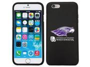 Coveroo 875 7672 BK HC Wisconsin Whitewater Warhawk White Design on iPhone 6 6s Guardian Case