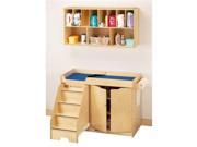 JONTI CRAFT 5143JC CHANGING TABLE with STAIRS COMBO RIGHT