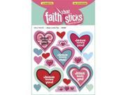 Tyndale House Publishers 103655 Sticker Jesus Loves You 6 Sheets Faith That Sticks