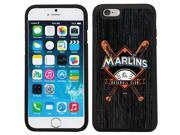 Coveroo 875 6882 BK FBC Miami Marlins Bats Design on iPhone 6 6s Guardian Case