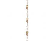 Good Directions 483P 8 Pineapple Rain Chain Polished Copper
