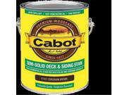 Cabot 17437 1 Gallon Semi Solid Deck Siding Stain Oil Modified Resin Cordovan Brown