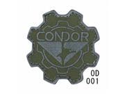 Condor Outdoor COP 243 001 Gear Patch OD Green Pack of 6