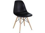 East End Imports EEI 180 BLK Wood Pyramid Side Chair in Black