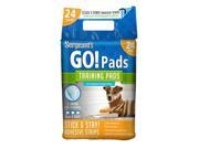 Sergeants Go Pads Stick Stay Adhesive Dog Training Pads 24 Count Case of 6
