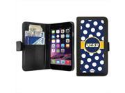 Coveroo UCSD Polka Dots Design on iPhone 6 Wallet Case