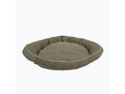 Carolina Pet Company 1140 Classic Cotton Canvas Bolster Bed with Contrast Cording Sage Small