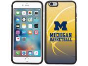 Coveroo 876 5987 BK FBC Michigan Basketball Design on iPhone 6 Plus 6s Plus Guardian Case