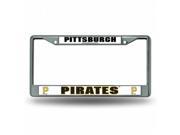 Rico Industries RIC FC6003 Pittsburgh Pirates MLB Chrome License Plate Frame