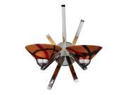 Elk Lights 1478 2JAS 2 Light Sconce In Polished Chrome And Jasper Glass