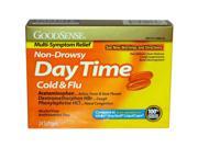 Good Sense Daytime Cold Flu Multi Symptom Softgels Pain Releiver 24 Count Case of 24