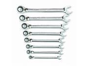 Gearwrench 329 9533N Reversible Combination Ratcheting Wrench Set SAE