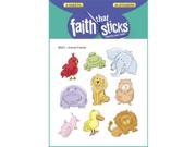 Tyndale House Publishers 496523 Sticker Animal Friends 6 Sheets Faith That Sticks