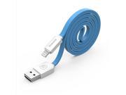 Baseus S IP6G 0654L String Series Noodle Style 8 Pin to USB Data Sync Charge Cable for iPhone 6 6 Plus Blue