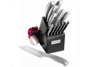 Oneida 55087 14 Pc Stainless Cutlery Set W Block