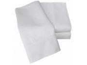 Cotton Rich 1000 Thread Count Solid Sheet Set Olympic Queen White