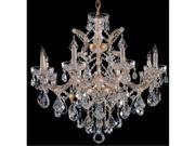 Maria Theresa Collection 4409 GD CL S Maria Theresa Chandelier Draped in Swarovski Strass Crystal