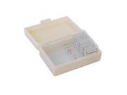 American Educational Products 7 1353 Prepared Microscope Slides Glass Set Of 10 Amphibians Frogs