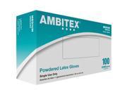 TRADEX INTERNATIONAL AXLMD5101 AMBITEX Non Sterile Powdered General Purpose Latex Glove Medium