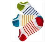 Foot Traffic Bright Stripes No Shows Socks Pack Of 3