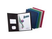 Oxford 57773 Twin Pocket Folder with Fasteners Pack of 10 Green