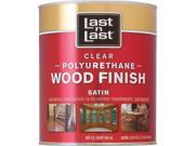 Absolute Coatings 53104 1 Quart Satin Last N Last Polyurethane wood Stain