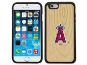 Coveroo 875 9935 BK FBC LA Angels of Anaheim Wood Emblem Design on iPhone 6 6s Guardian Case