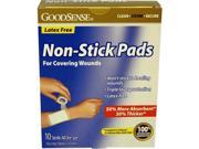 Good Sense 3 x 4 in. Non Stick Absorbant Pads 10 Count Case of 72