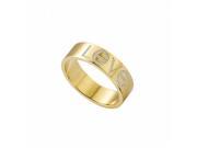 Fine Jewelry Vault UBLRBK7055Y14D 14K Yellow Gold Fashion Love Diamond Ring of 1 CT 90 Stones