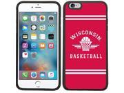 Coveroo 876 8890 BK FBC Wisconsin Classic Basketball Design on iPhone 6 Plus 6s Plus Guardian Case